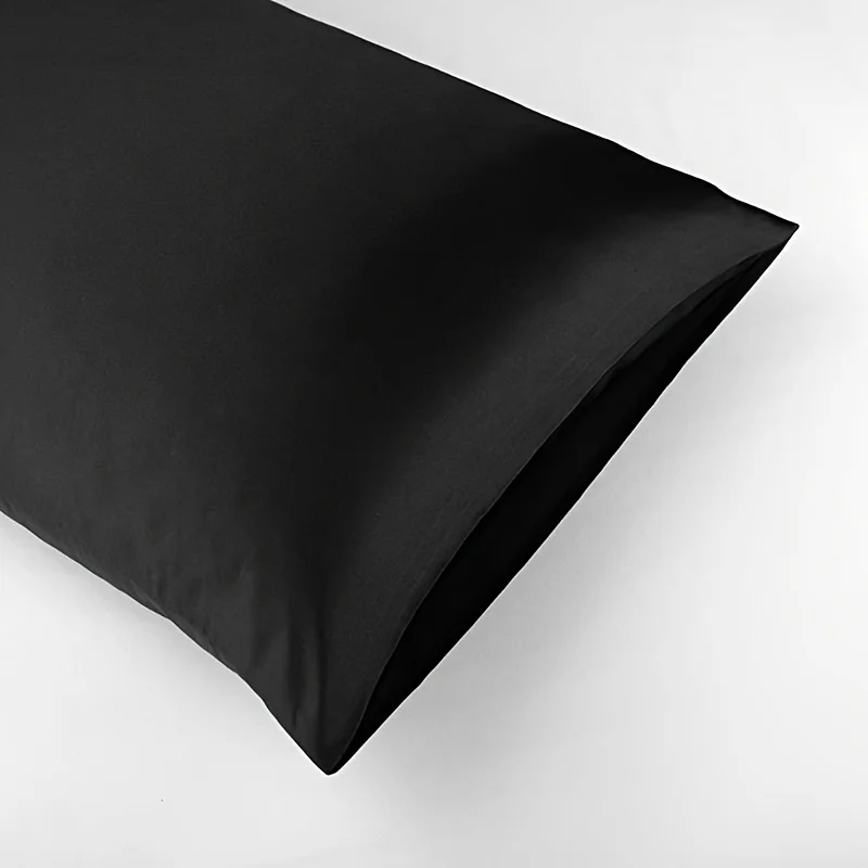 Two silk and satin pillowcases, suitable for hair and skin, black pillowcase standard size, super soft pillowcase large size