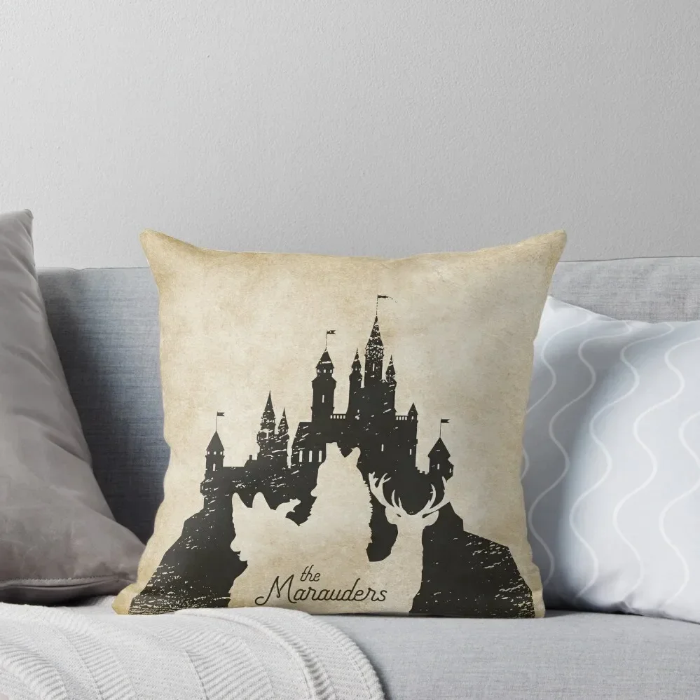 The Marauders Castle Throw Pillow Christmas Cushion For Home Cusions Cover Christmas Pillowcase Room decorating items pillow