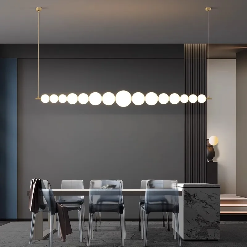 

Premium Solid Brass Modern Acrylic Ball Chandelier Elegant Ceiling Pendant Lamp For Living Room/dining Room/bar 3/5/9 Lights