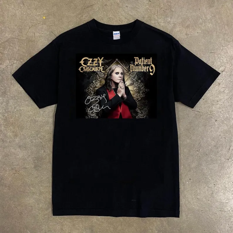 

Винтажная футболка Оззи Осборн, повседневная крутая классическая рубашка, футболка с рисунком, футболка унисекс для нее, футболка унисекс с рисунком