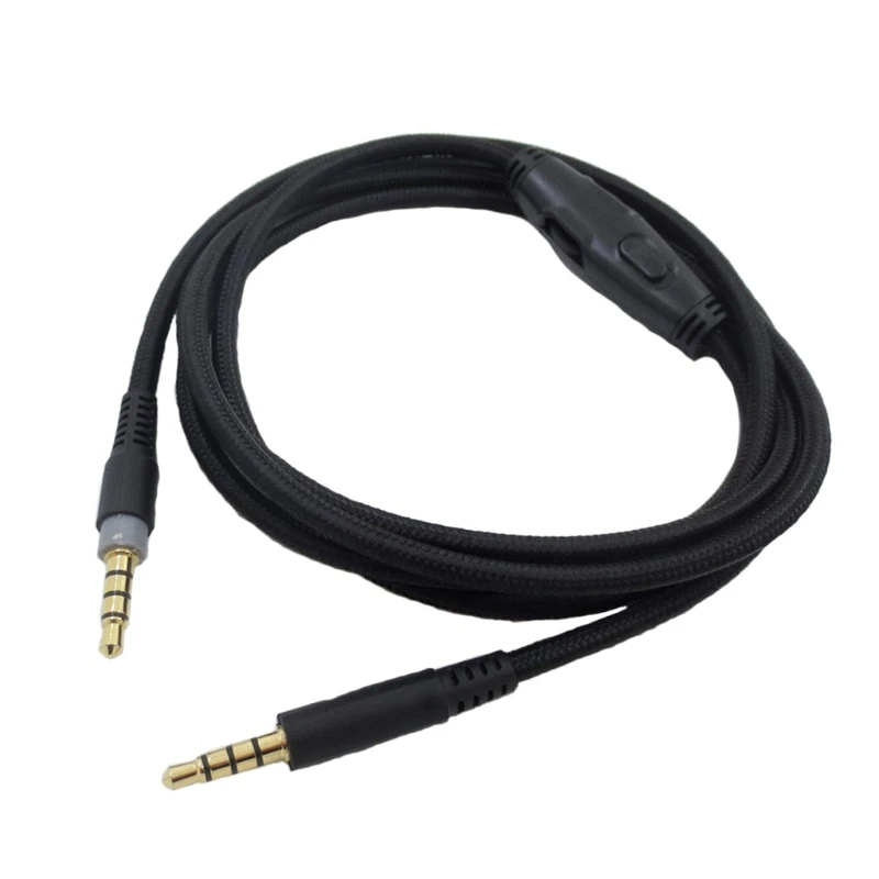 573A Audio Cord Replacement Cable Cable Gaming Headset Cable Headphone Cable Extension for HyperX Cloud for Alpha/Flight