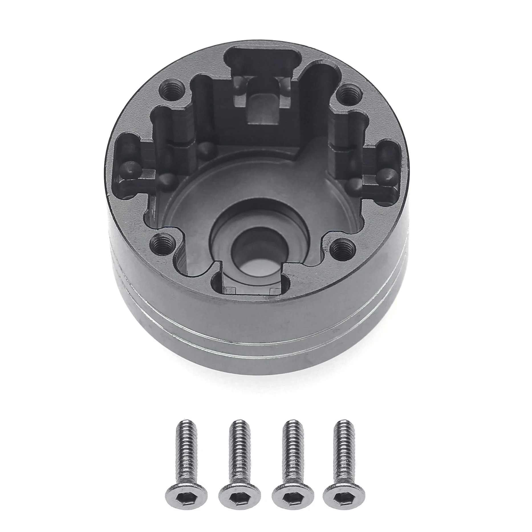 1 Set For Tamiya TT02 RC Car Aluminum Alloy Differential Case Upgrade Part For Tamiya 4WD XV-02 PRO CHASSIS-58707 1/10 RC Car