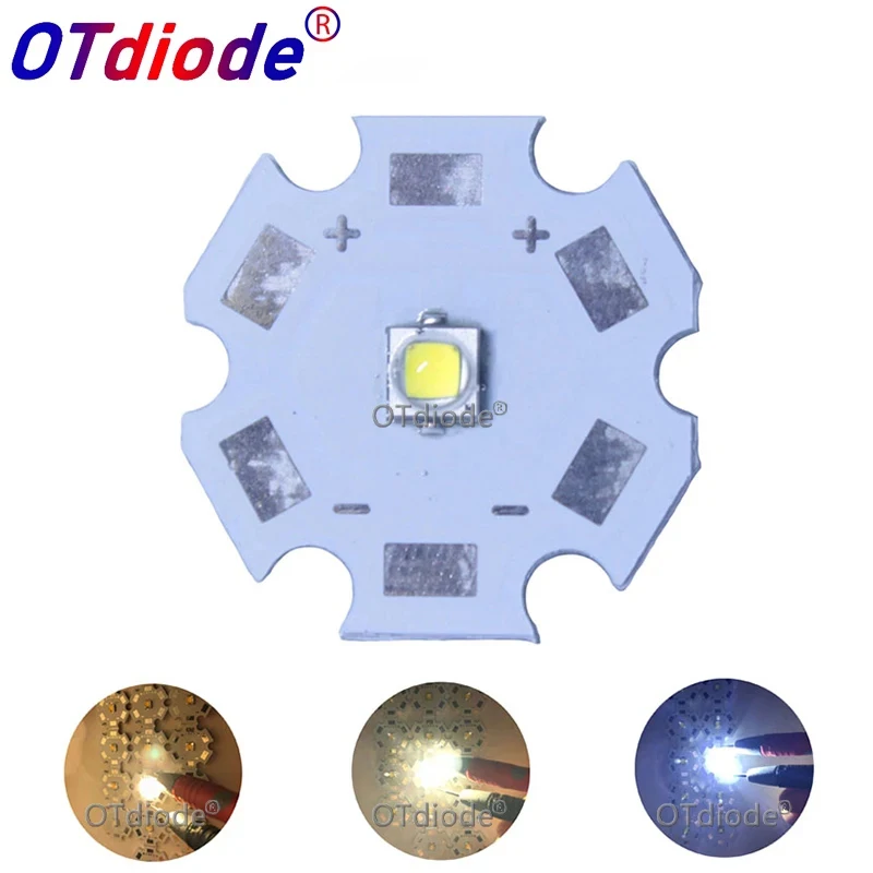 Emissor de LED branco frio para lanterna, lâmpada, branco neutro, XPG 2, XP-G2, 1-5W, 6500K, 4500K, 1Pc