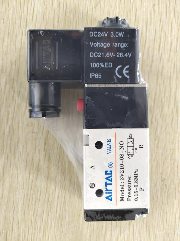 

AirTaCc Original 3/2 Way Pneumatic Parts 3V110-06 3V21008NCB 3V210-08 3V310-10 Solenoid Valve