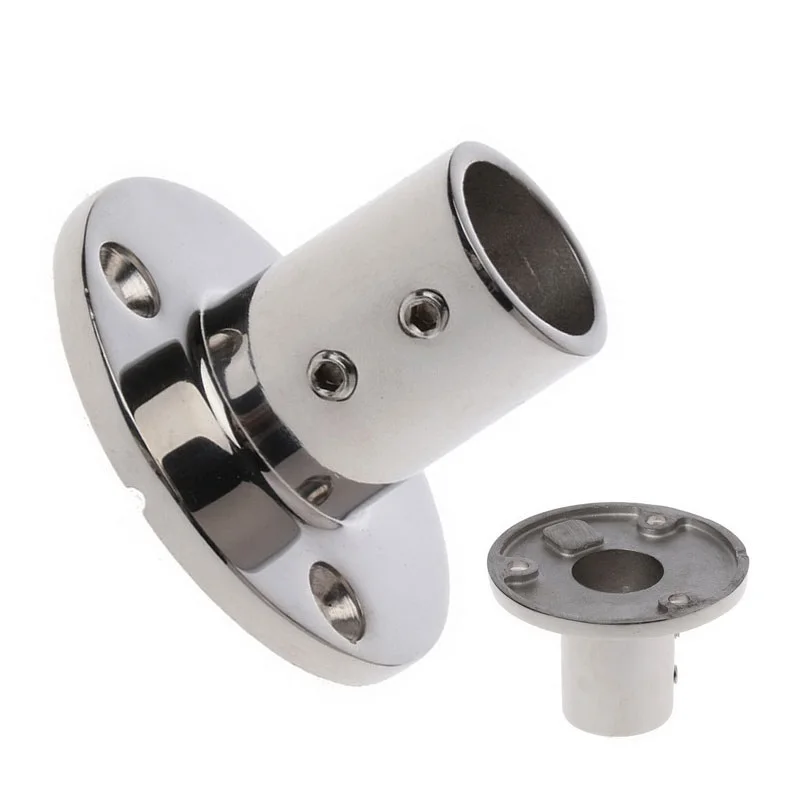 Części łodzi i akcesoria podstawa ręczna poręcz 0.98 "(25mm) rura okrągła łódź morska ze stali nierdzewnej 90 stopni