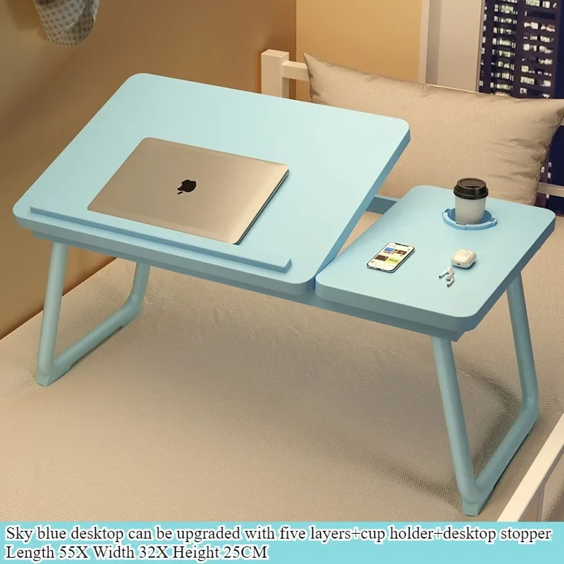 Bed Computer Small Table Lifting Folding Bedroom Home Student Writing Table Dormitory Dormitory Lazy Small Table Board