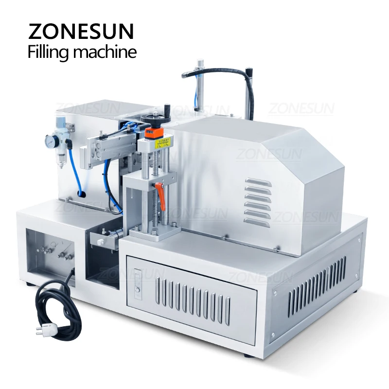 ZONESUN ZS-FK125 Ultrasonic Tube Sealing Machine with Date Stamping Toothpaste Hand Cream Lotion Packaging Production