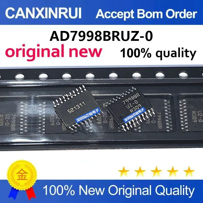 (5pieces)Brand new original AD7998BRUZ AD7998BRUZ-0 AD7998BRUZ-1 Analog-to-Digital Converter (ADC) chip