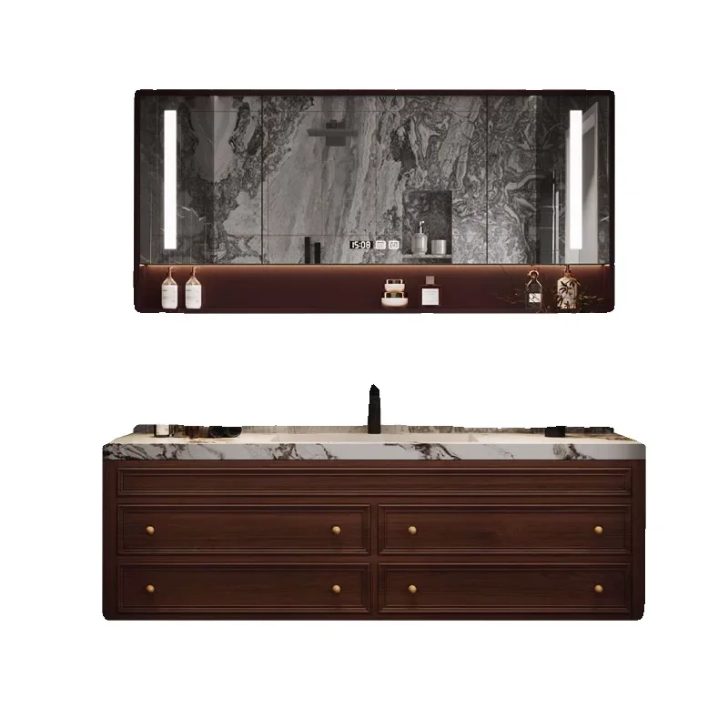 Bathroom Cabinet Gadgets Solid Wood Closet Living Room Cupboard  Furniture