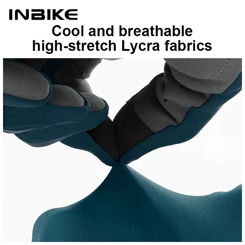 Imagen 2 del producto INBIKE-guantes de ciclismo de primavera para hombre, transpirables, con pantalla táctil, para bicicleta de montaña, para montar en bicicleta, carreras