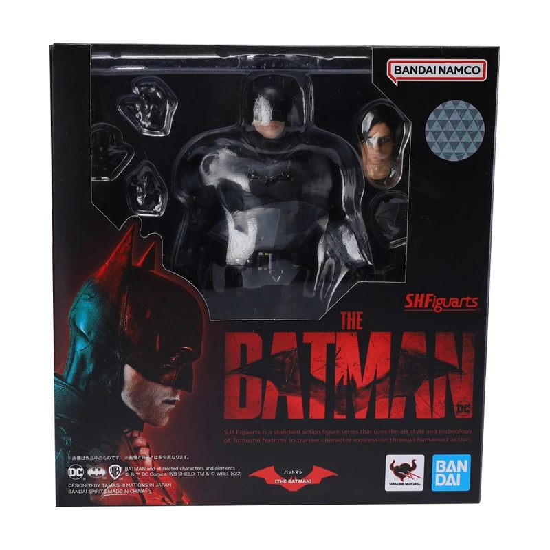 

Bandai SHF American Series New Batman Batman Can Move Hand Desktop Case Model Display Boy's Birthday Gift