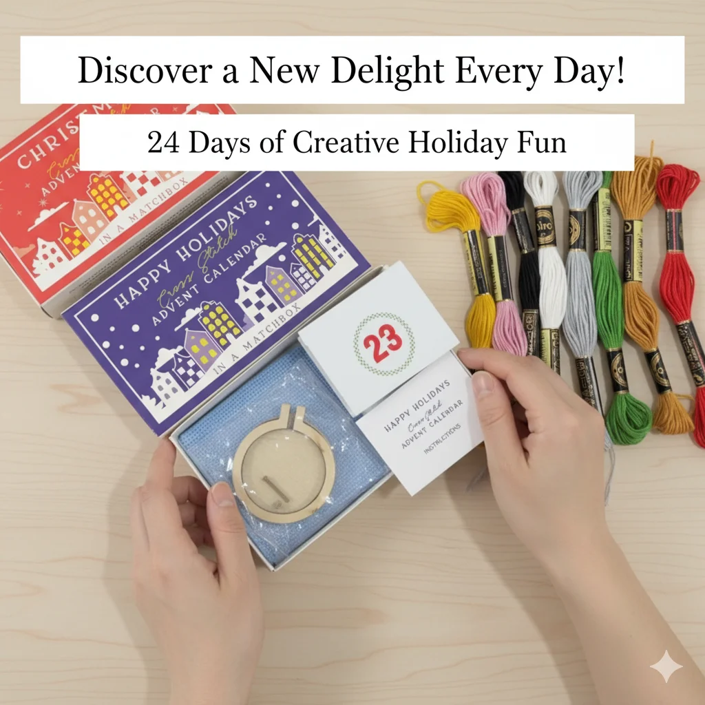 Kalender Advent Bordir DIY 24  - Advent Calendar Gift ulasan dan harga