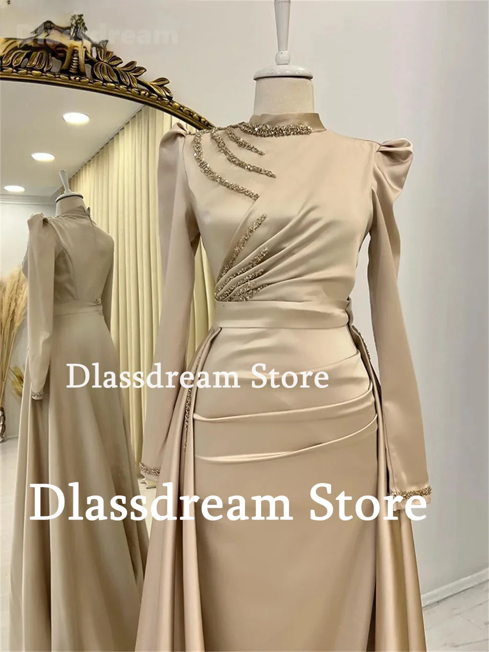 Elegantes Ballkleid für Frauen V-Ausschnitt Spitze Applikationen ärmellose Hochzeits feier Kleid A-Linie Chiffon Brautjungfer Kleid Abendkleid