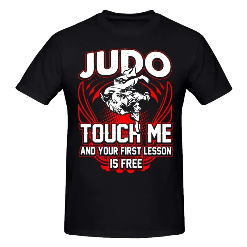 Judo-Men's O-neck T-Shirt, Martial Arts Lover Tee, My First Lesson Is-Free Fighters, Printed T-shirt, Graphic Print