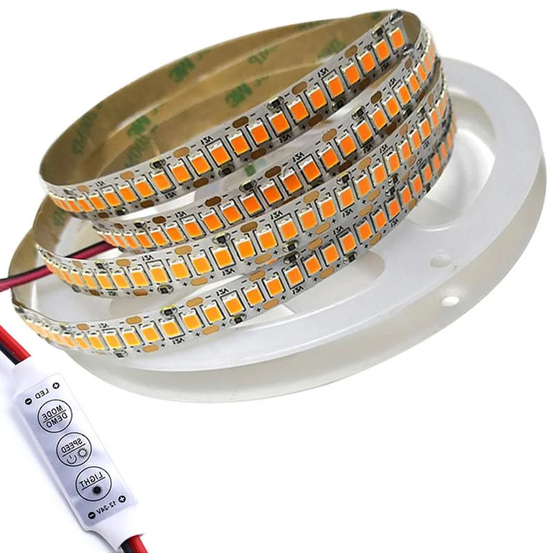 DC 12V 24V Mini Dimmer LED Strip Light Color Controller Third Gear Button Mini Dimmer LED Strip Controller