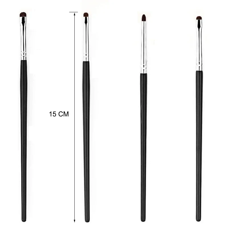 Small Angle Precise Detail Eyeshadow Brush Soft Horse Hair Eyelid Highlighter Lying Silkworm Makeup Brushes Eyes Makeup Tools