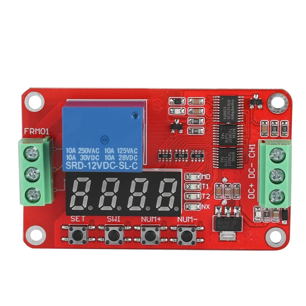 Multifunction Infinite Loop Timing Self lock Relay Cycle Timer Module Automation Delay FRM01