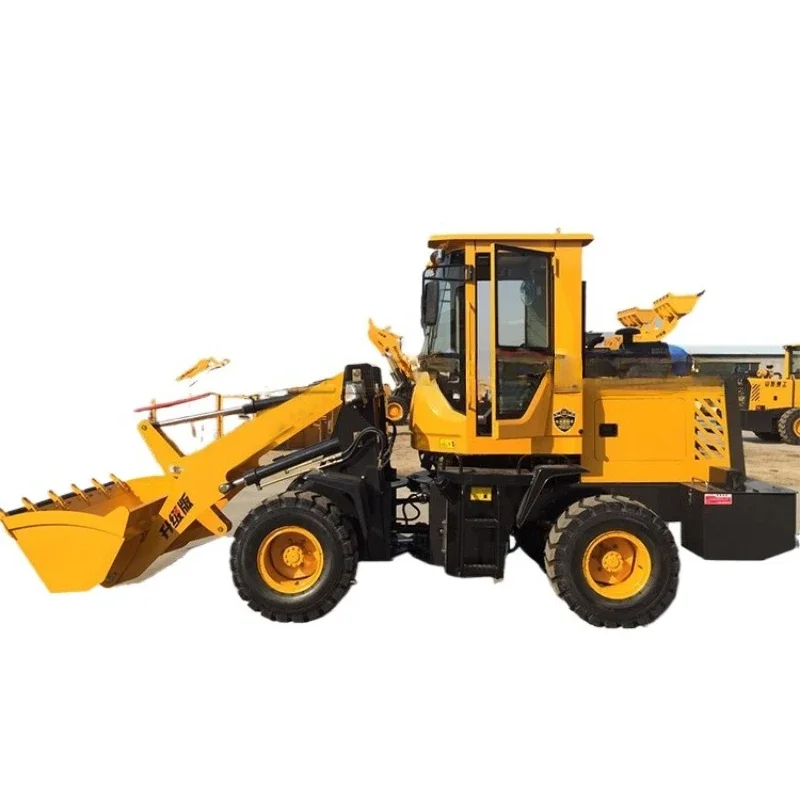 Mixing and feeding loader, ride-on engineering forklift