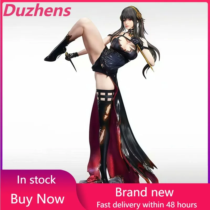 En stock Figura de acción de PVC de 13.7 pulgadas de Spy x Family YOU FORGER, versión batalla, modelo de anime, juguete coleccionable, muñeco de regalo.