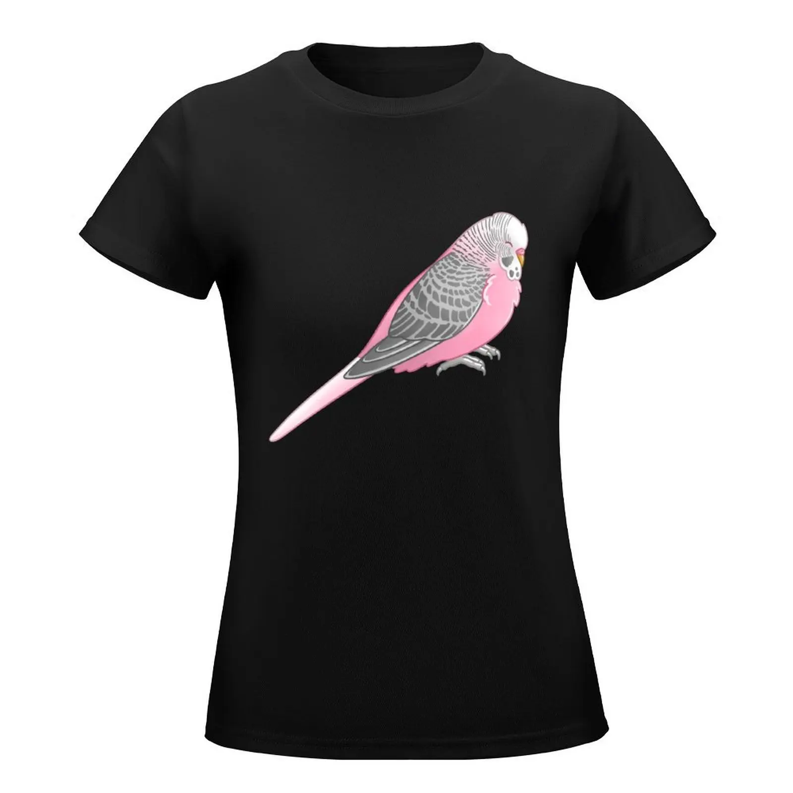 Demigirl Pride Budgie T-Shirt korean fashion vintage clothes t shirt Women