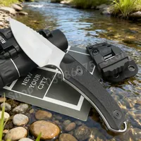 BK 662 Portable Utility Knife 5Cr13Mov Blade Nylon Fiber Handle Tactical Defensive Pocket EDC Small Camping Knife Tool Best Gift