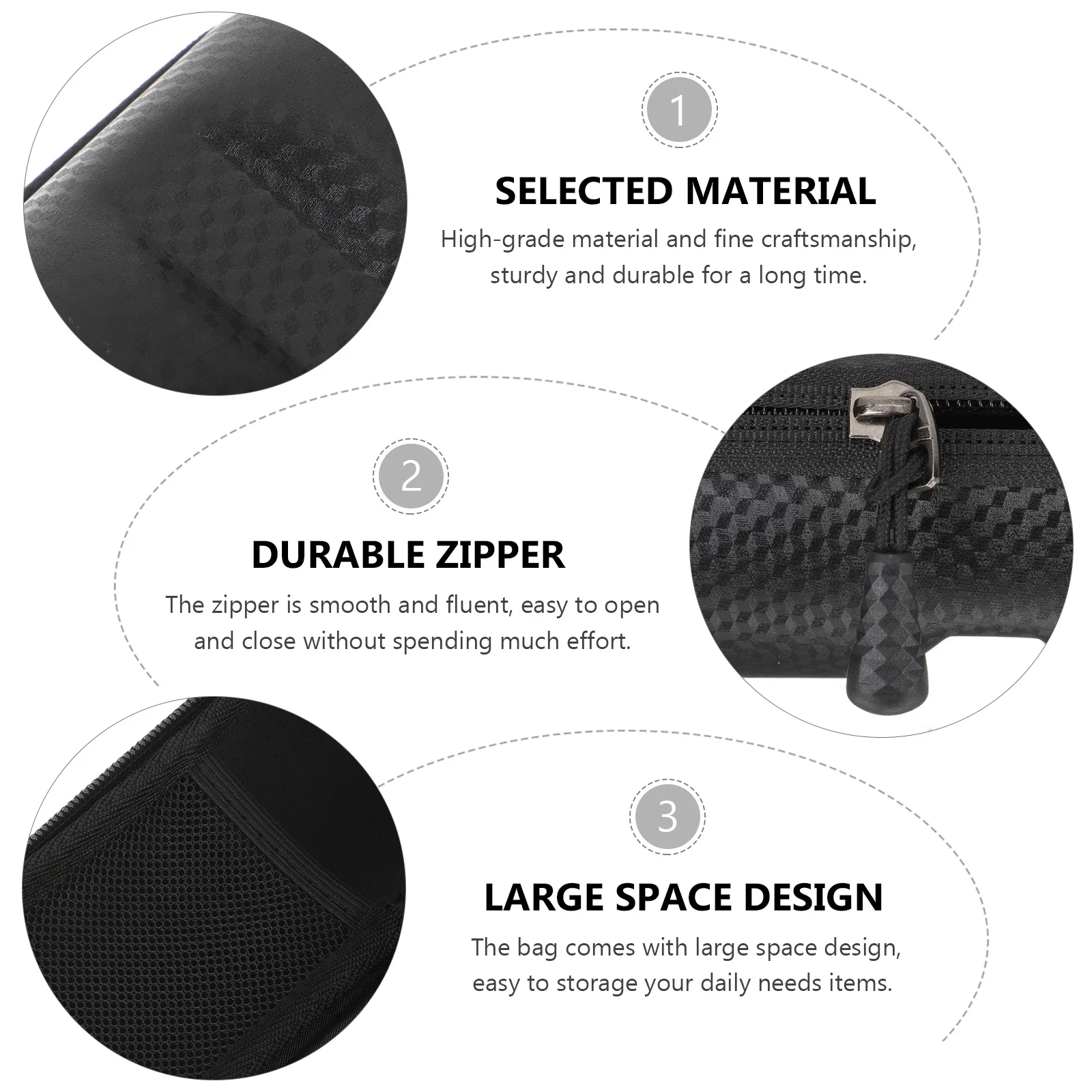 Bike Accessory Large Premium Material Smooth Zipper Professional Pouch Durable Long Time Use Outdoor Bicycles Bag