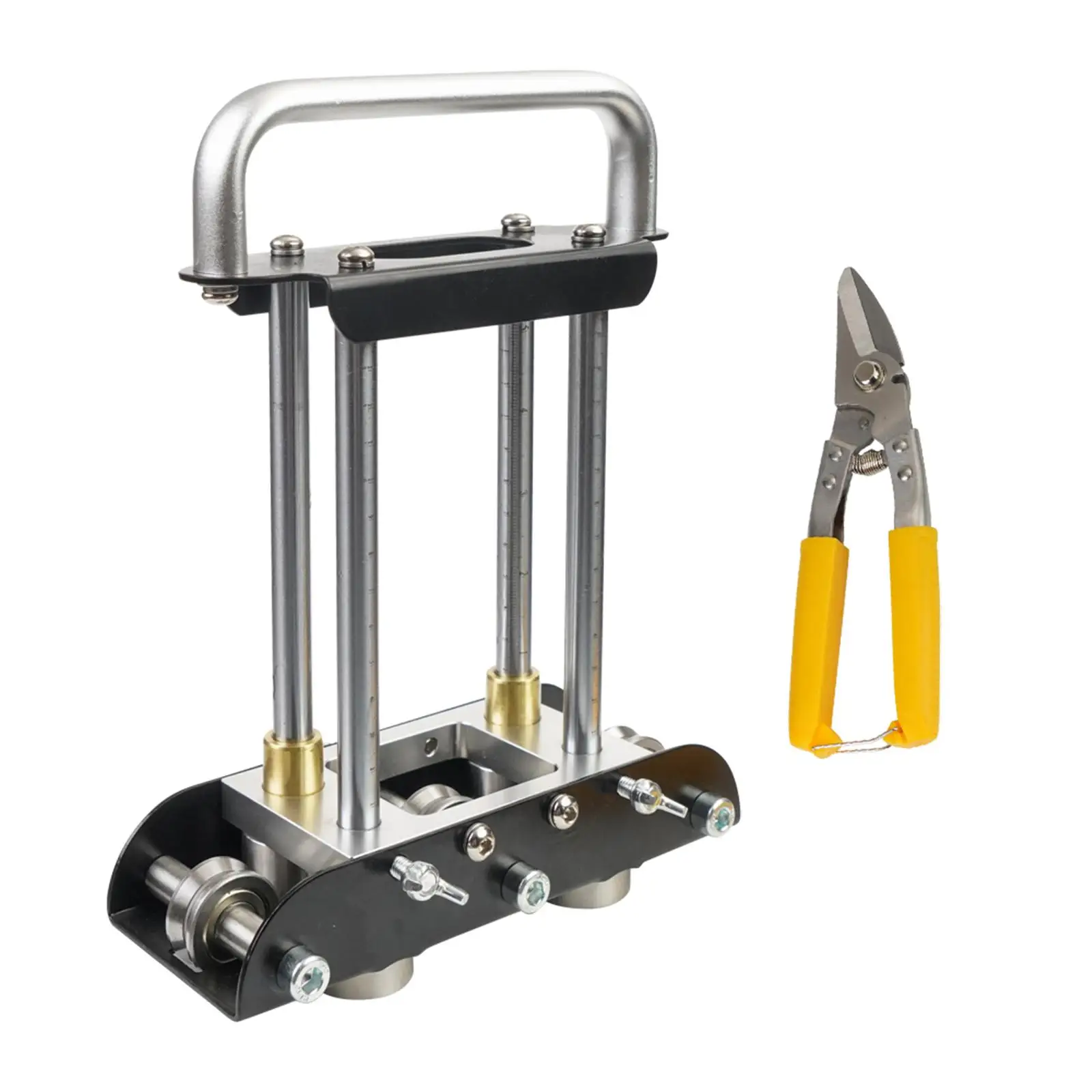 

Ручной роликовый гибочный станок для металлических листов, инструмент для гибки листового металла для гаражных дождевиков, садовых и фермерских нужд, различных металлических крыш