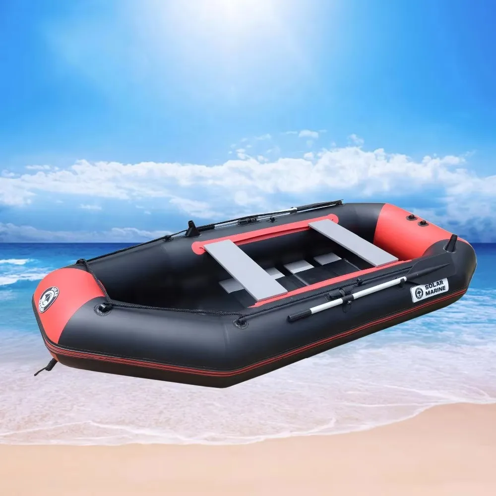 Anti-flood Rescue Boat 4 Person 300cm Fishing Inflatable Boat PVC Rowing Ship Hovercraft Kayak Dinghy Ifting Raft Sailboat