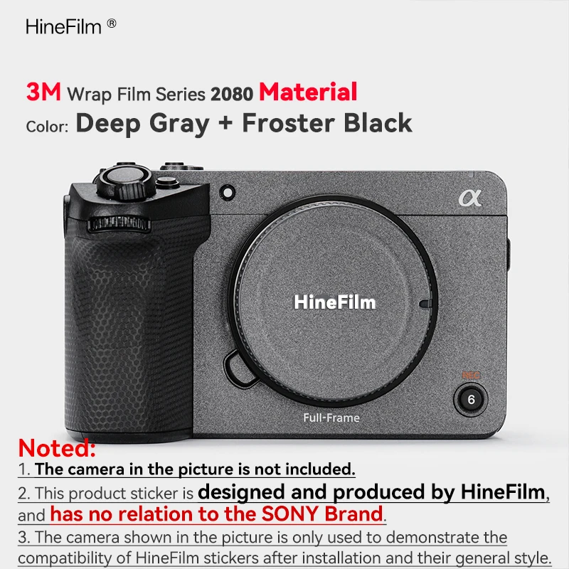 Hinefilm Skin für Sony ILME-FX5 Kamera, Aufkleber für Sony ILME-FX5B Kamera, Dekorfolie FX5 FX5B, Schutzfolie FX 5, kratzfeste Folie – Detail 14