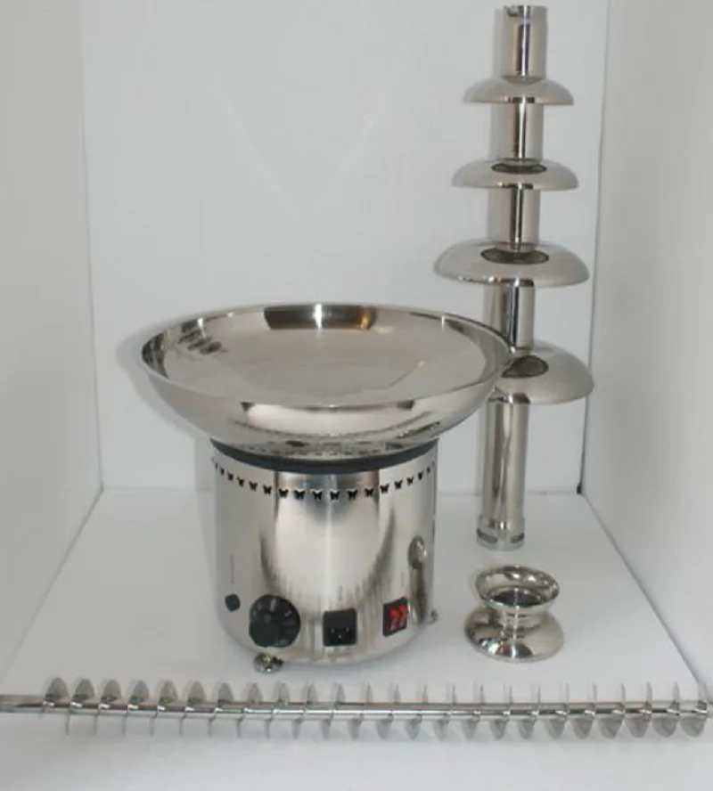 110V/220V 3 Tier Chocolate Fountain Machine for Home Use Birthday Party Baking Photography Chocolate Sauce Waterfall FA