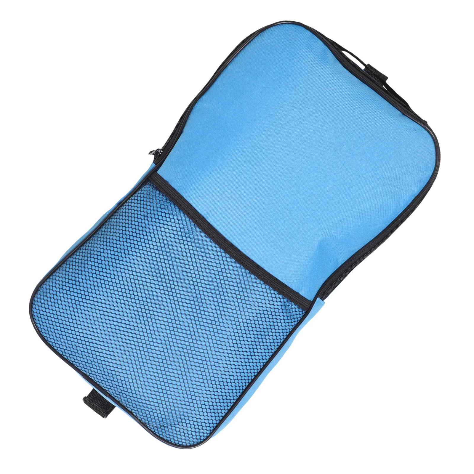 

Pickleball Paddle Bag With Zipper Pocket Portable Storage Organizer Mesh Compartment Comfortable Shoulder Strap Lightweight