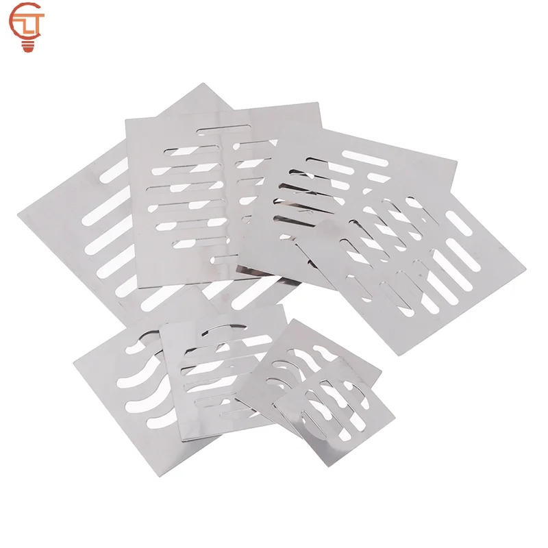 

Stainless Steel Floor Drains Net Cover Square Drain Hole Shower Hair Catcher Filter Stopper Kitchen Bathroom Hardware Parts