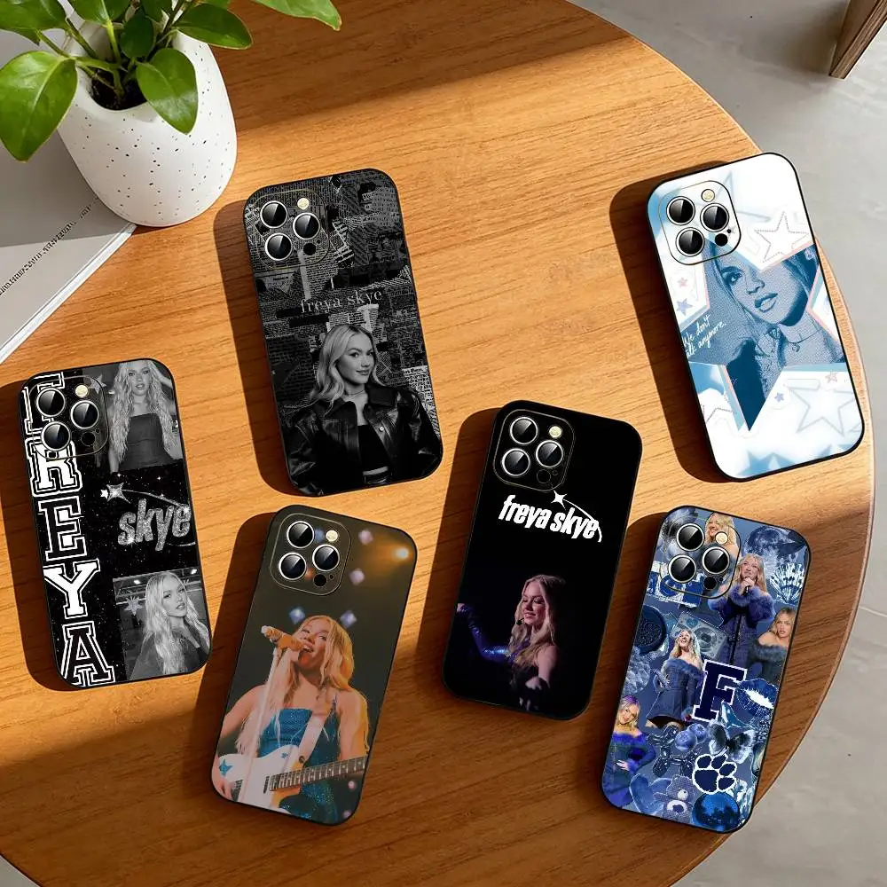 

F-Freya Skye S-Singer Phone Case Silicone Soft For IPhone 17 16 15 14 13 12 11 X XR Plus Pro Max Plus