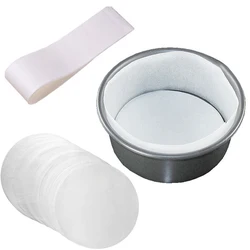 50 pc Round White Parchment Paper Nonstick Cake Pan Liners for Cake Pan BBQ Cooking Air Fryers Kitchen Baking Tools