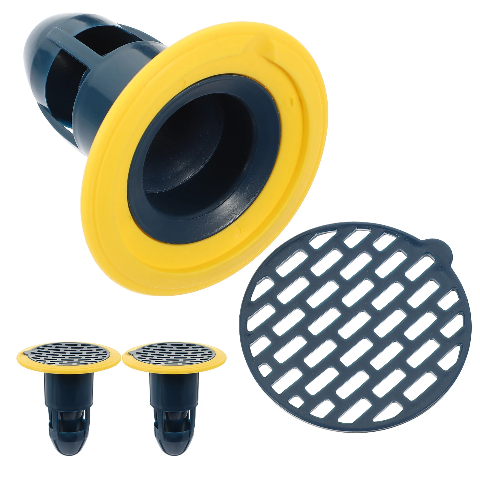 

3Pcs Bathroom Hair Catcher Floor Drain Cover Sturdy Sink Strainer for Kitchen Laundry Utility Tub Drain Stopper