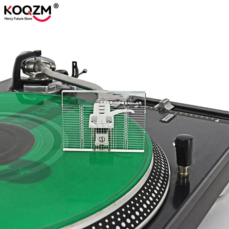 TOCADISCOS de vinilo LP, regla de Azimuth, Cartucho de equilibrio, regla de Azimuth, tocadiscos de carcasa de cabeza