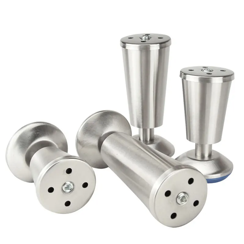 4Pcs Stainless Steel Thickening Adjustable Cabinet Foot Cabinet Support Foot Cup Type Sofa Foot Bathroom Cabinet Feet