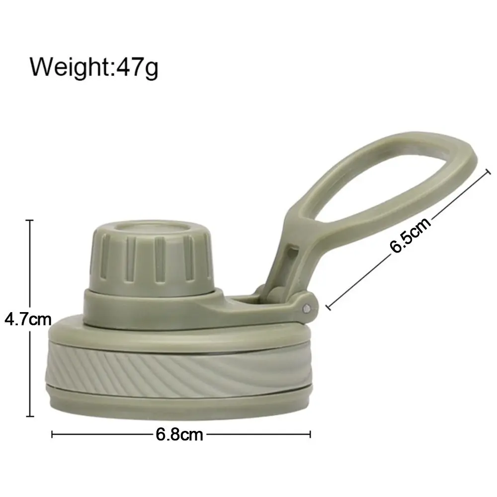 Replace Straw Flip Lid Cap 1000ml Wide Mouth Water Bottle Cup Lid Stainless Steel Vacuum Flask Universal