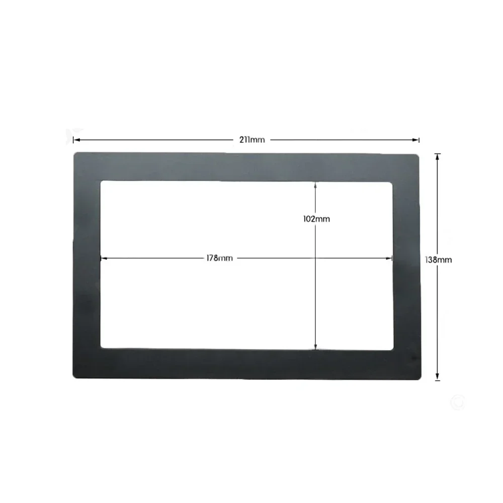 1 Set Universal Car Frame 2DIN Auto Radio / Player Decorative Frame Panel Retromontage Decorative Frame 178x102mm Panel