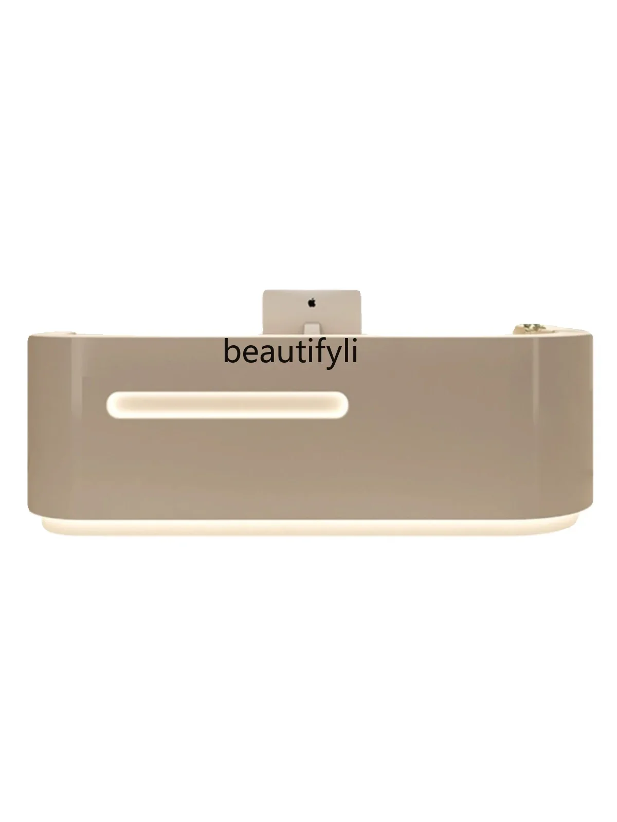 Light luxury wabi-sabi beauty salon simple clothing store counter medical beauty skin care center reception desk