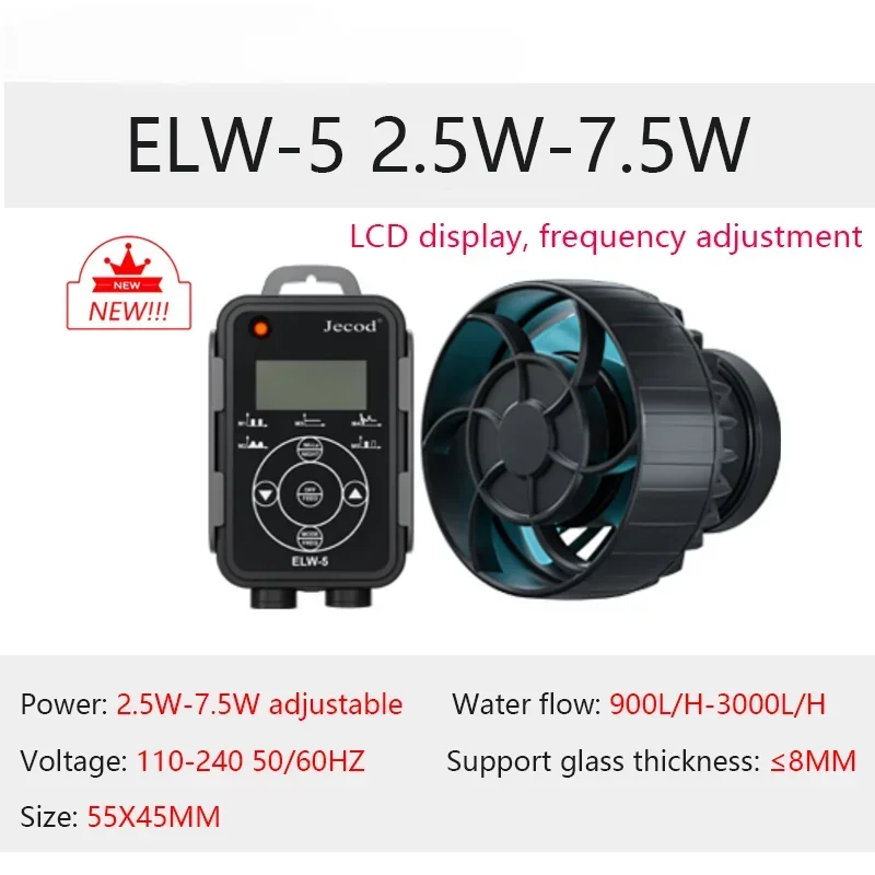 fish tank mini wave pump ELW EOW WIFI coral aquarium intelligent surf  oxygenation wave flow making pump