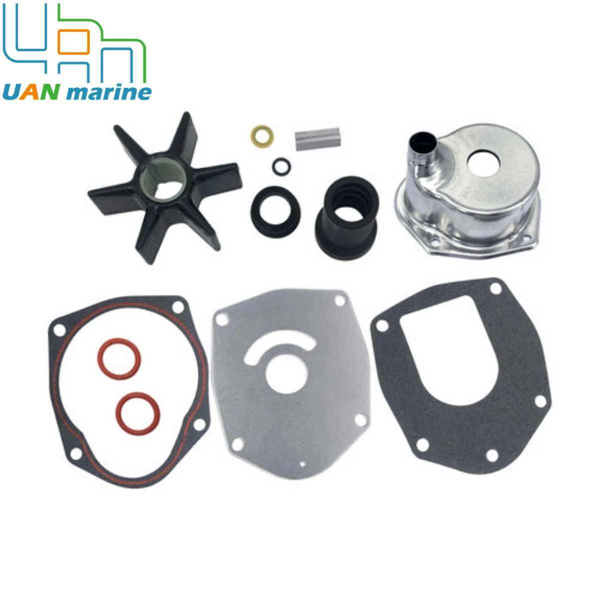 Water Pump Impeller Kit W/Housing For Mercury 4-Stroke 40-350HP Outboard Motor 47-8M0100526  47-43026Q06 46-817275A1