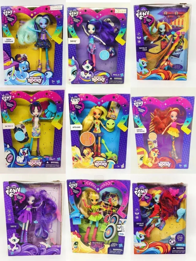 

Оригинальные подлинные фигурки Hasbro My Little Pony, коллекционные Аниме фигурки конного пони, Солнечная клеш, Кислая кисть, игрушка для подарка