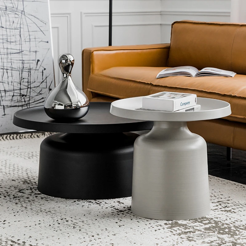 Designer Coffee Tables Combination Nordic Living Room Sofa Side Table Home Furniture Round Corner Table Modern Small Tea Table