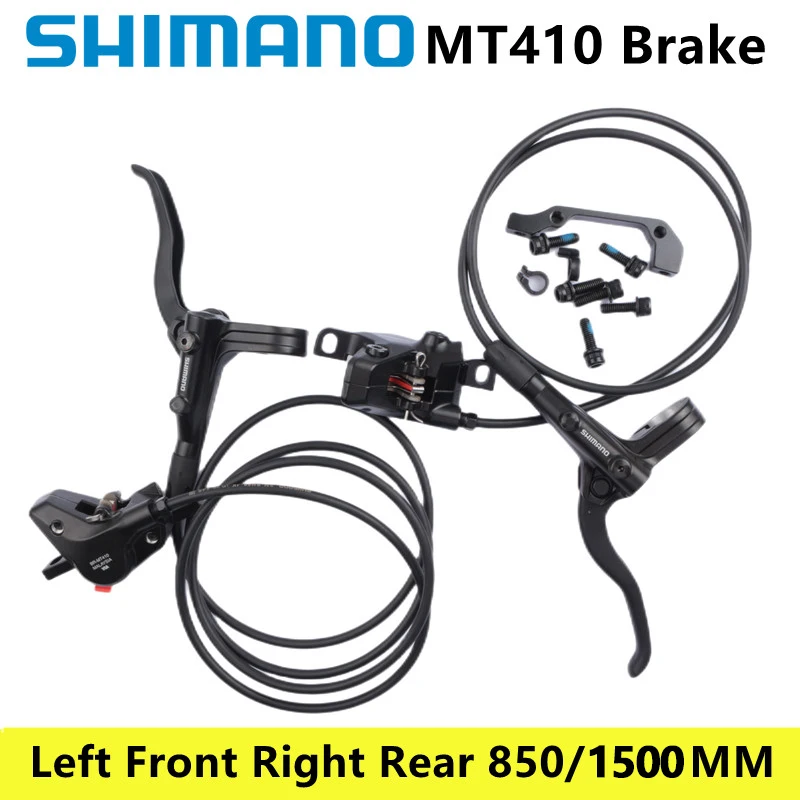 MT400 MT501 Brake 2 Pistons MTB Hydraulic Disc Brake Left Front Right Rear 850MM 800MM 1450MM Split Brake Lever Original