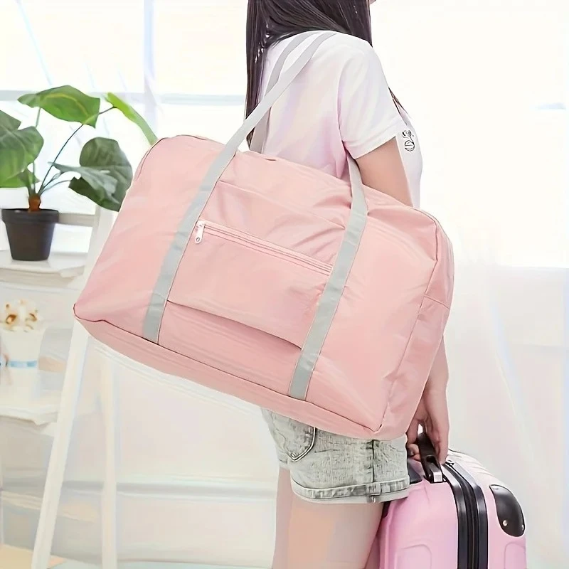 

Foldable Travel Duffel Bag for Airlines Carry on Bag for Women and Girls Lightweight Large Capacity Sports Weekend Trip Overnigh
