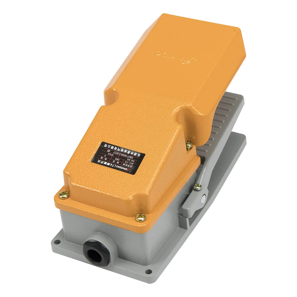 

LT4 ножной переключатель алюминиевый чехол Педальный переключатель для управления механическим инструментом серебряный контакт