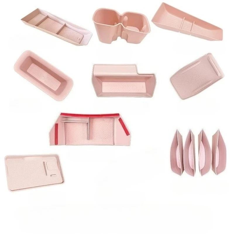 

Car Central Control Armrest Box Storage Box Water Cup Original Color Interior 6PCS 12PCS Set For BYD SEAGULL Dolphin Mini/Surf