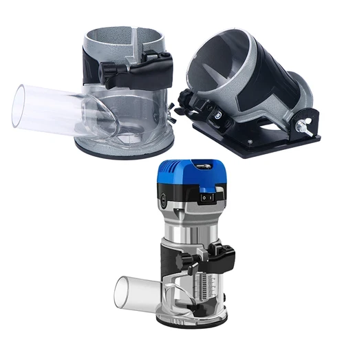 Imagen 2 del producto Bases de máquina cortadora de enrutador de carpintería, ajuste de aleación de aluminio, Base de enrutador de inmersión, Base de máquina recortadora, accesorios de herramientas eléctricas