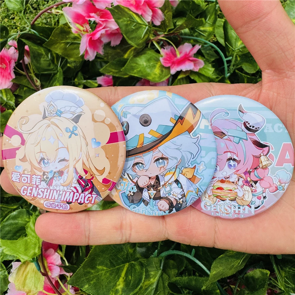 

Игра Genshin Impact Varesa Escoffier Ifa, костюм для косплея, значок, булавка, жесть SPTE, брошь, реквизит, подарок